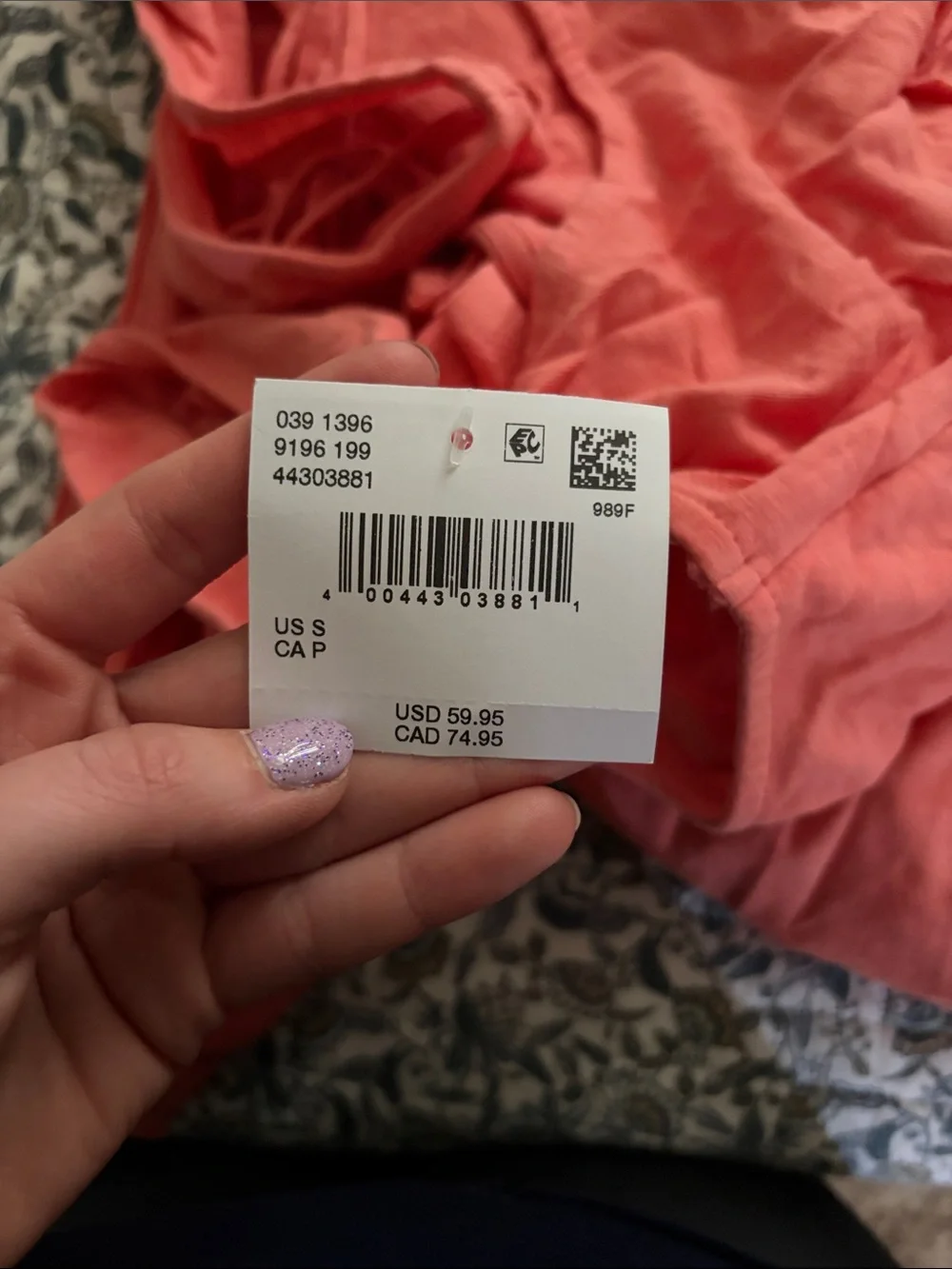 American Eagle Outfitters Coral Pink Jumpsuit - Picture 2 of 2